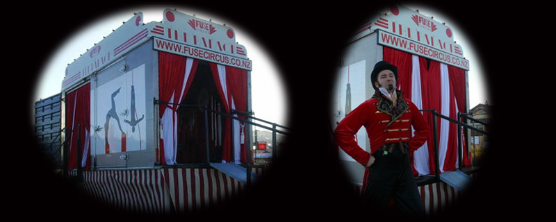 The Palace mini mobile venue with the Rina Master Beauchampe